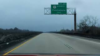 Interstate 55  Louisiana Exits 15 to 23 northbound [upl. by Helyn]