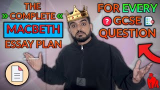 Macbeth One FULL Essay Plan Which Fits EVERY GCSE Question [upl. by Chapel842]