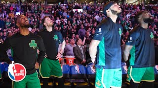 The Celtics honor Kobe Bryant with pregame ceremony in Boston  NBA on ESPN [upl. by Yromem]