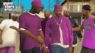 Ballas vs Ballas Los Sepulcros Gang Mission in GTA San Andreas [upl. by Ahcsrop]