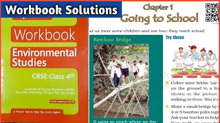 Workbook Solutions of NCERT Class 4 EVS Chapter 1 Part 3 GOING TO SCHOOL  Arihant Publication [upl. by Bradski]