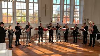 MORAVIAN BRASS in der Kirche der Herrnhuter Brüdergemeine Neugnadenfeld mit quotMacht hoch die Türquot [upl. by Ollie889]