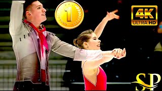 Anastasia MISHINA🇷🇺🥇 amp Alexandr GALLIAMOV🇷🇺🥇Pairs Short Program 2022 European Championships NBC4K [upl. by Adnomar]