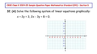 Solve the following system of linear equations graphically  x  2y  3 2x  3y  8  0 [upl. by Nyrmac]