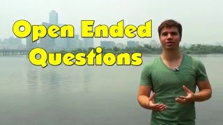 Efficient English 14 Better Conversation with Open Ended Questions [upl. by Esorylime]