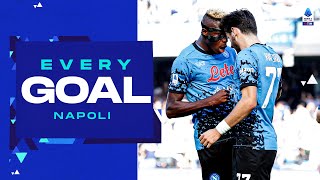 Every Napoli goal so far  Every Goal  Serie A 202223 [upl. by Savart]