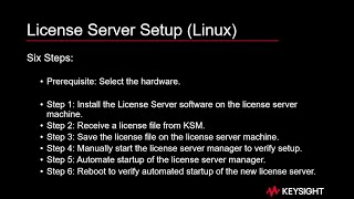 Floating License Server Setup Linux [upl. by Novaj260]