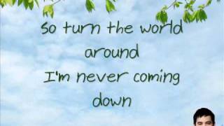 David Archuleta  Parachutes and Airplanes w lyrics on screen [upl. by Atilrak]