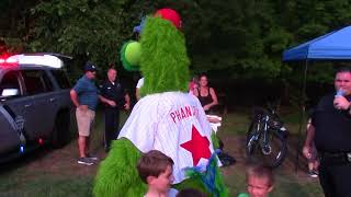 Phillie Phanatic at Neeta School [upl. by Northington]