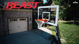 Spalding The Beast 60quot Portable Basketball Hoop  Your Home Court Advantage [upl. by Tav]