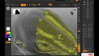 Retopology in Zbrush [upl. by Ethelinda]