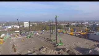 Drone video Vlaardingen voor nieuwe pand Boskalis [upl. by Attenyl131]