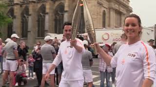 Relais de la Flamme olympique  Étape 45  Marne  Jeux Olympiques de Paris 2024 [upl. by Eilsehc]