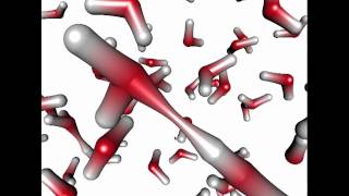 Dynamic water hydrogenbond network using HyperBalls [upl. by Minsk]