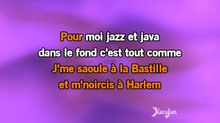 Karaoké Le jazz et la java  Maurane [upl. by Leryt548]