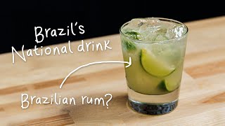 Caipirinha Brazils National drink with Brazilian Rum [upl. by Yessydo]