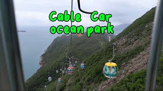 Ocean park Cable Car hongkong [upl. by Iadrahs500]