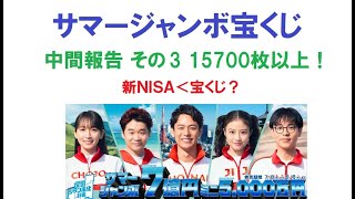 【15700枚】サマージャンボ宝くじ2024 共同購入中間報告その3＆新NISAより宝くじが楽しい！？ [upl. by Mixam]