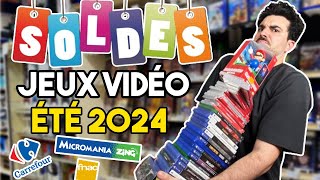 Les SOLDES DÉTÉ JEUX VIDÉO 2024  Carrefour EN SUEUR   Jeux PS5 PS4 Switch à 4€ [upl. by Aicenra]