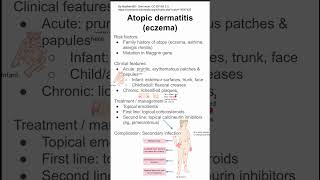 Atopic dermatitis eczema [upl. by Elleron]