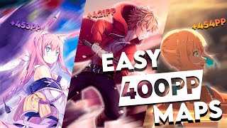 osu  EASY 400pp MAPS for dt players [upl. by Suriaj]