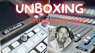 PRESONUS STUDIOLIVE 32SC UNBOXING [upl. by Arne140]