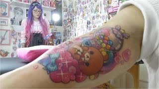 EL TATUAJE MÁS BONITO DEL MUNDO ¡DE RILAKKUMA  DACOSTAS BAKERY [upl. by Andert]