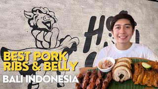 Crispiest Pork Belly in Bali  Hog Wild Restaurant 🐷🍖 [upl. by Mohammad]