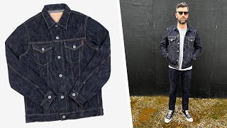 Iron Heart  Slubby Selvedge Denim Type III Jacket Review [upl. by Libys100]