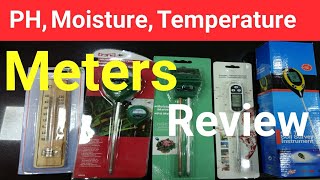 PH Moisture Temperature Meters Review [upl. by Kcirdnek487]