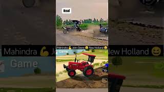 Mahindra 💪 John Deere 💪 Nishu deswal ♥️ tractor stunt ♥️ New Holland 😆 Nishu bhai 😘 [upl. by Weinshienk]