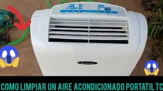 como limpiar un aire acondicionado portátil philco [upl. by Aetnuahs]