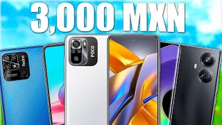 TOP 5 CELULARES BARATOS Y BUENOS DESDE 3000 MXN 2023 AmazonAliexpressCompras Online [upl. by Arraeit]