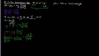 Acids Bases and the Henderson Hasselbalch Equation Part 2 of 3 [upl. by Clotilda597]