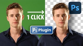 Remove Green Screen in 1 Click  More New Updates  PiX Compositing Plugin for Photoshop [upl. by Male258]