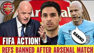 🚨FIFA President Bans Two Referees After Shocking Decisions Against Arsenal – Major Fallout🎉 [upl. by Monica]