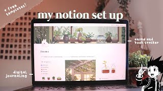 how i stay productive and organized notion tour  free templates [upl. by Adnar911]