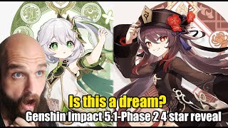 Genshin Impact 51Phase 2 4 star reveal Is this a dream [upl. by Seraphim]