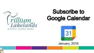 Subscribe to Google Calendar [upl. by Nibor]