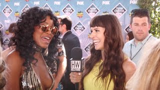 Keke Palmer Teases ‘Scream Queens’ Season 2  New Music TEEN CHOICE AWARDS 2016  Hollywire [upl. by Wilber]