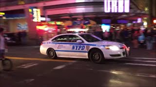 Convoy Of NYPD Units Responding With A Lot Of Rumbler Siren amp A FDNY Ambulance In The Mix [upl. by Eladnor218]