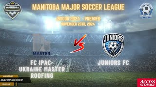 November 20th WSF Premier FC Ipac Ukraine Master Roofing vs Juniors FC [upl. by Antoine]