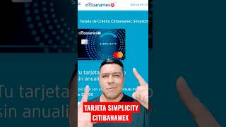 Tarjeta SIMPLICITY CITIBANAMEX [upl. by Kariv]