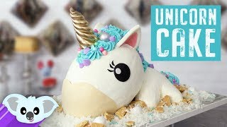 The Ultimate UNICORN CAKE Unicorn Party ideas  How to amp DIY [upl. by Ailecec416]