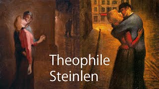 「アール・ヌーヴォーの画家」スタンラン（Theophile Alexandre Steinlen）の絵画・素描・版画まとめ [upl. by Rubbico]