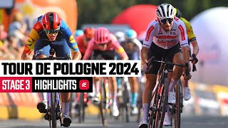 Tour de Pologne 2024  Stage 3 highlights [upl. by Schellens434]