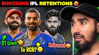 OMG Rishabh Pant amp KL Rahul RELEASED 🥵  Virat  RCB CAPTAIN 👀  IPL Retentions 2025 [upl. by Ardnued815]