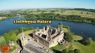 Abandoned Linlithgow Palace Mary Queen Of Scots Birthplace Walkthrough  Drone [upl. by Aniryt]