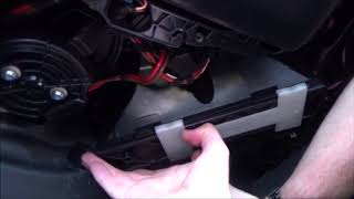 How to Change the Cabin Pollen Filter on a W204 Mercedes CClass [upl. by Ollecram]