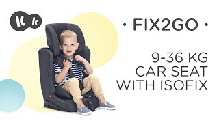 Kinderkraft FIX2GO 936 kg car seat  ISOFIX [upl. by Alfredo]